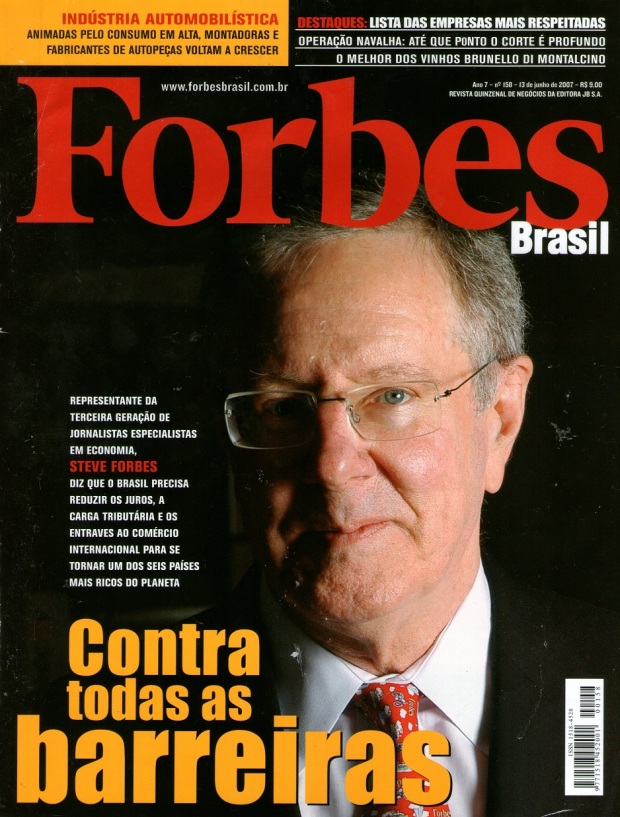 Edição 158 da Revista Forbes Brasil - 13 de junho de 2007